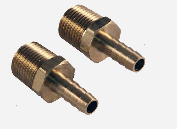 brass barbed hose fitting